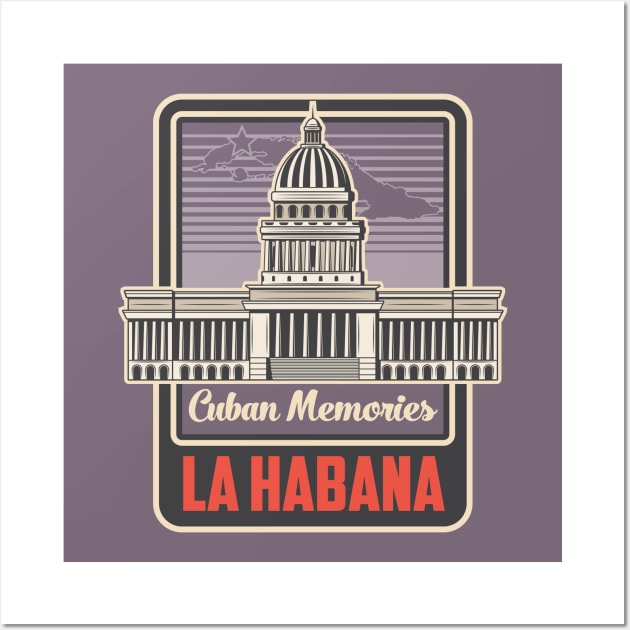 Capitolio Havana Cuba Wall Art by JunkyDotCom